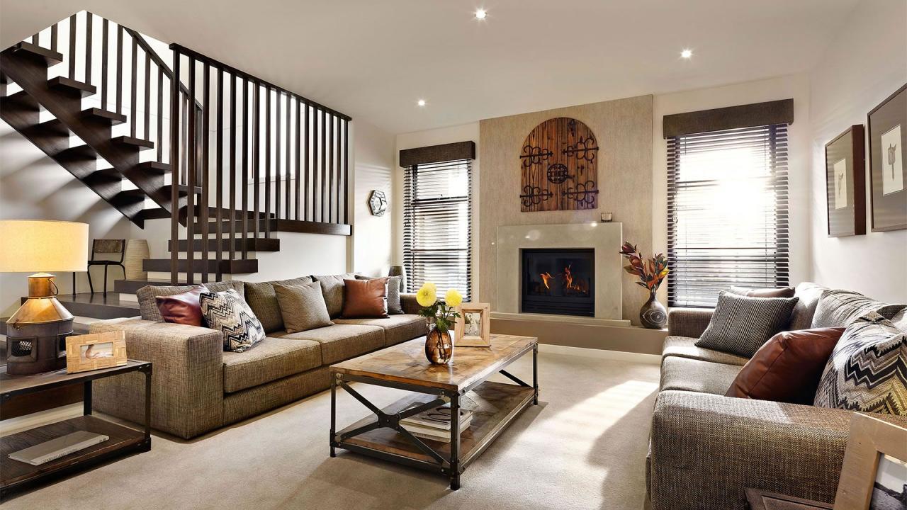 Living room modern contemporary gray