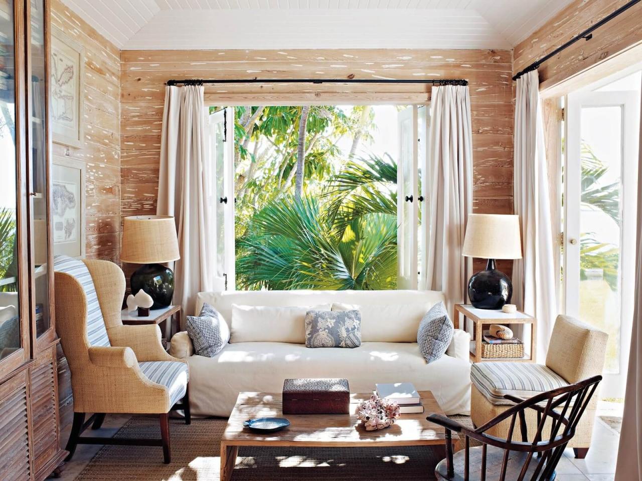 Tropical Living Room Design Ideas for an Island Getaway Feel