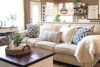 Cozy cottage living room decor rustic farmhouse neutral christmas classy house style apartment choose board