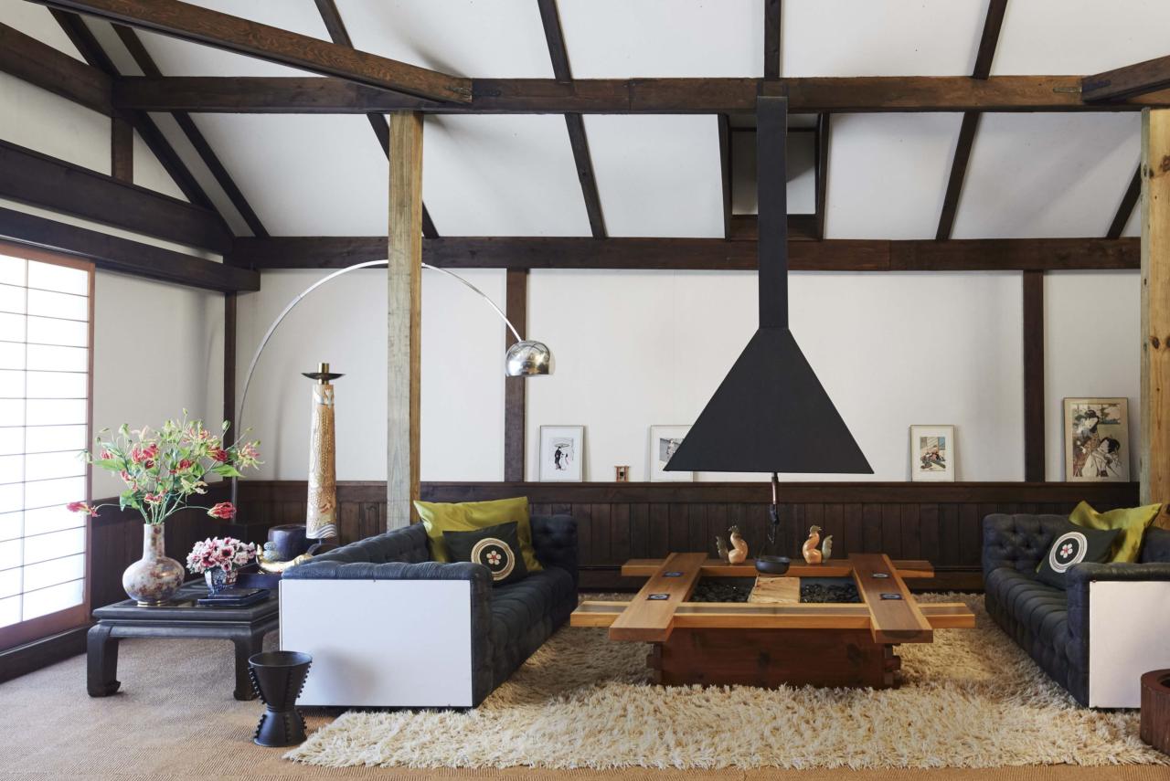 Japanese interior style ways add elements wood