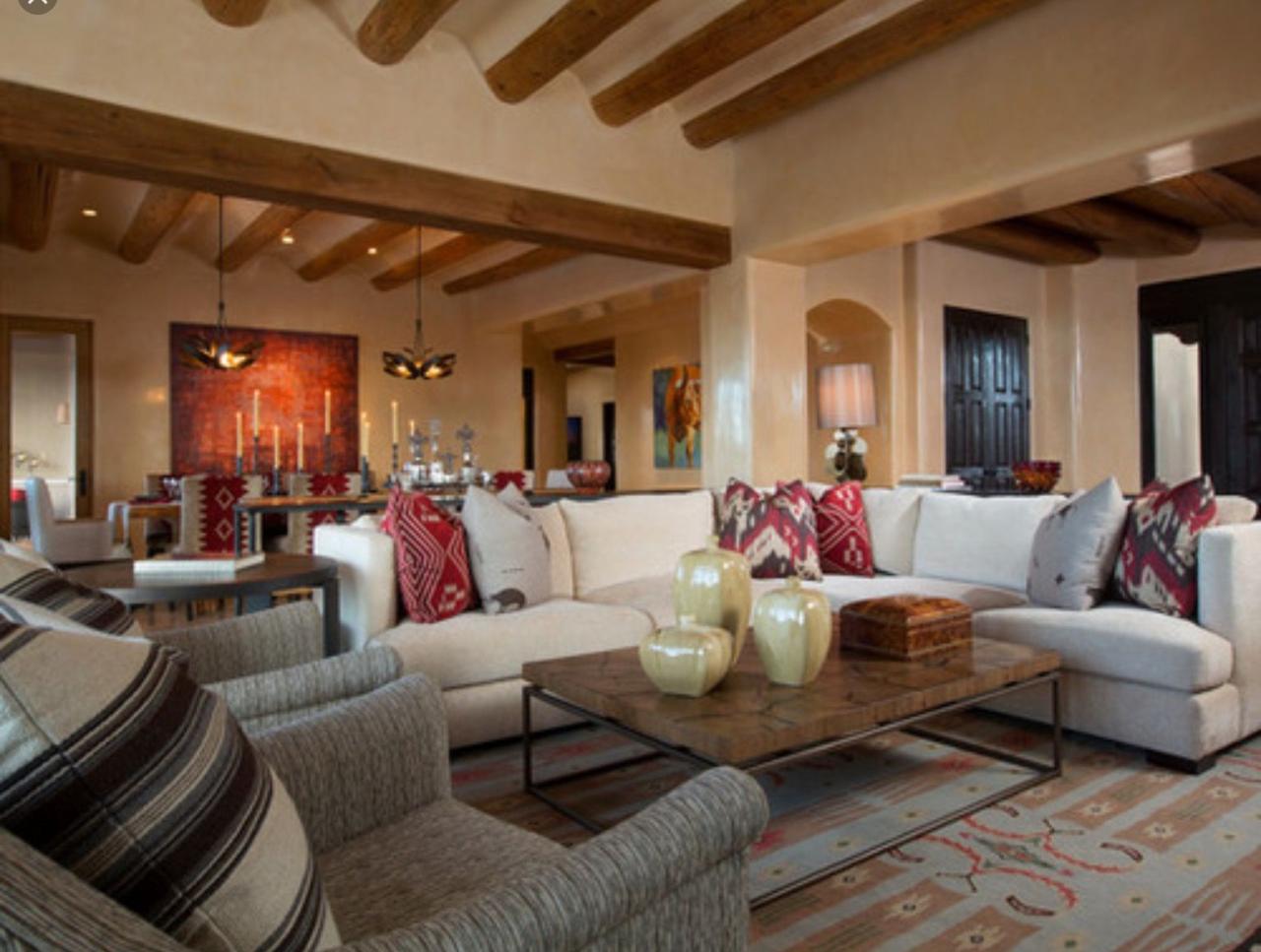 Desert Escape: Southwestern Living Room Design Ideas