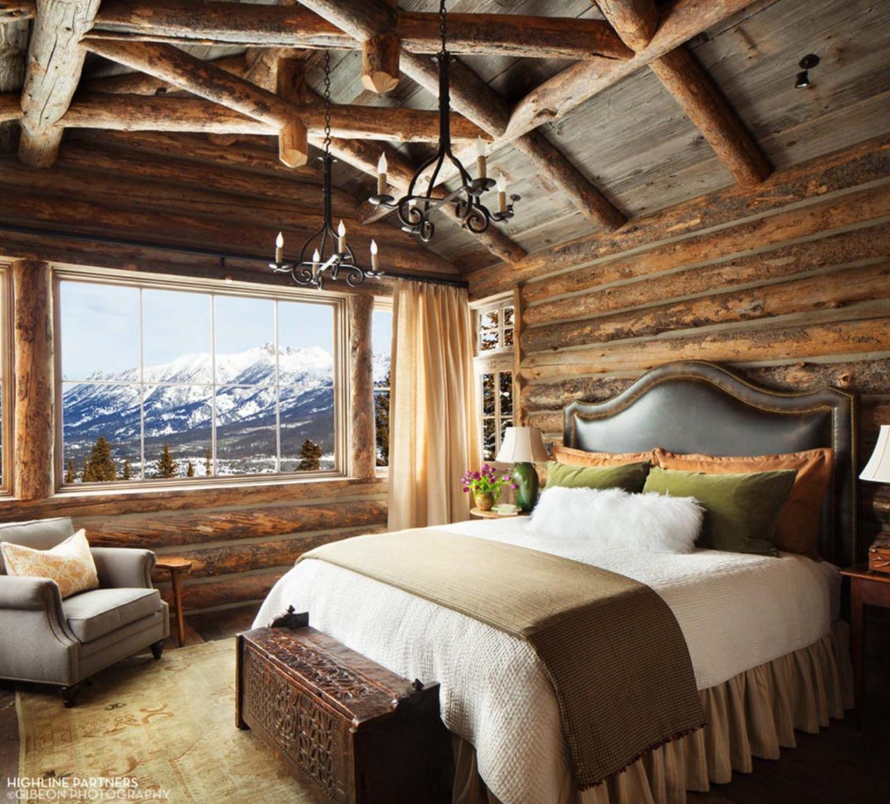 Rustic Retreat: Cozy Cabin-Inspired Bedroom Design