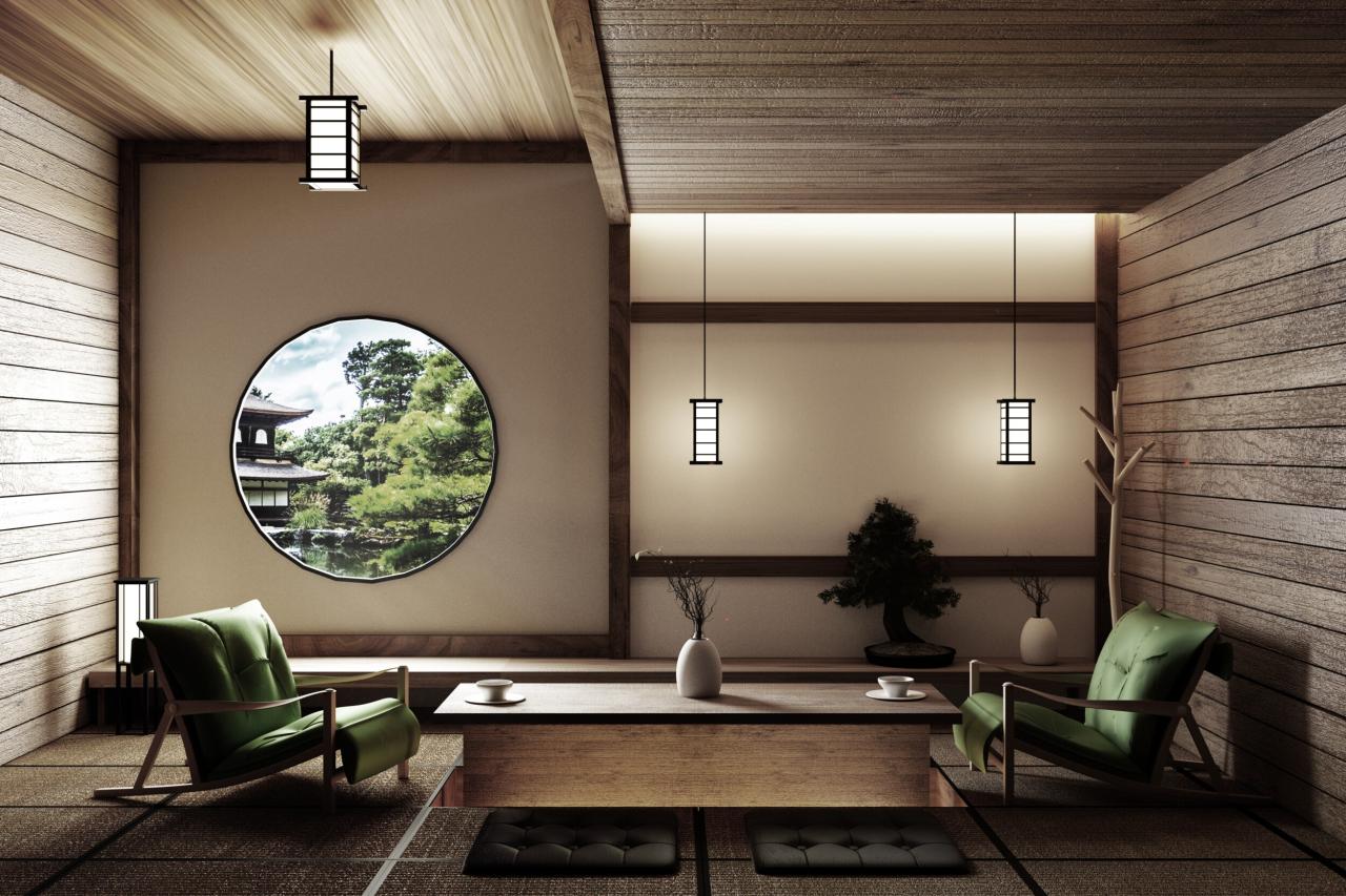 Asian Zen: Tranquil and Peaceful Living Room Design Ideas