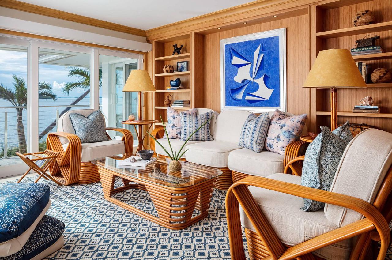Tropical Living Room Design Ideas for an Island Getaway Feel