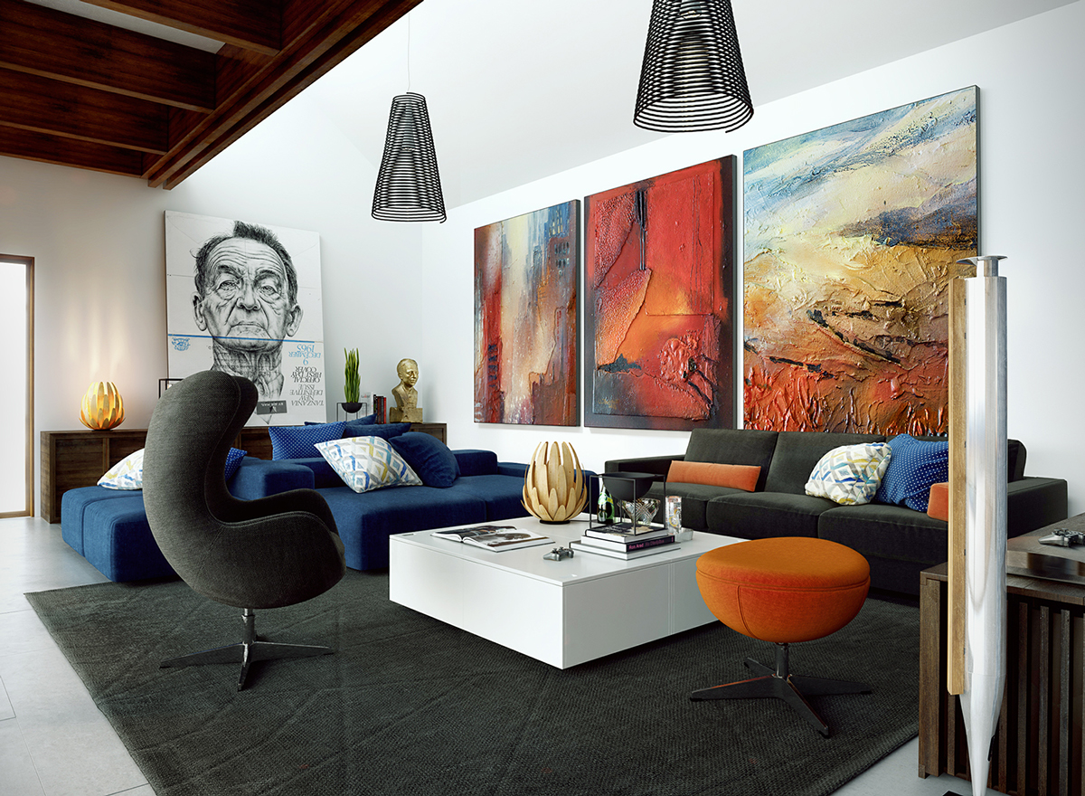 Artistic Flair: Creative Living Room Design Ideas for Artists