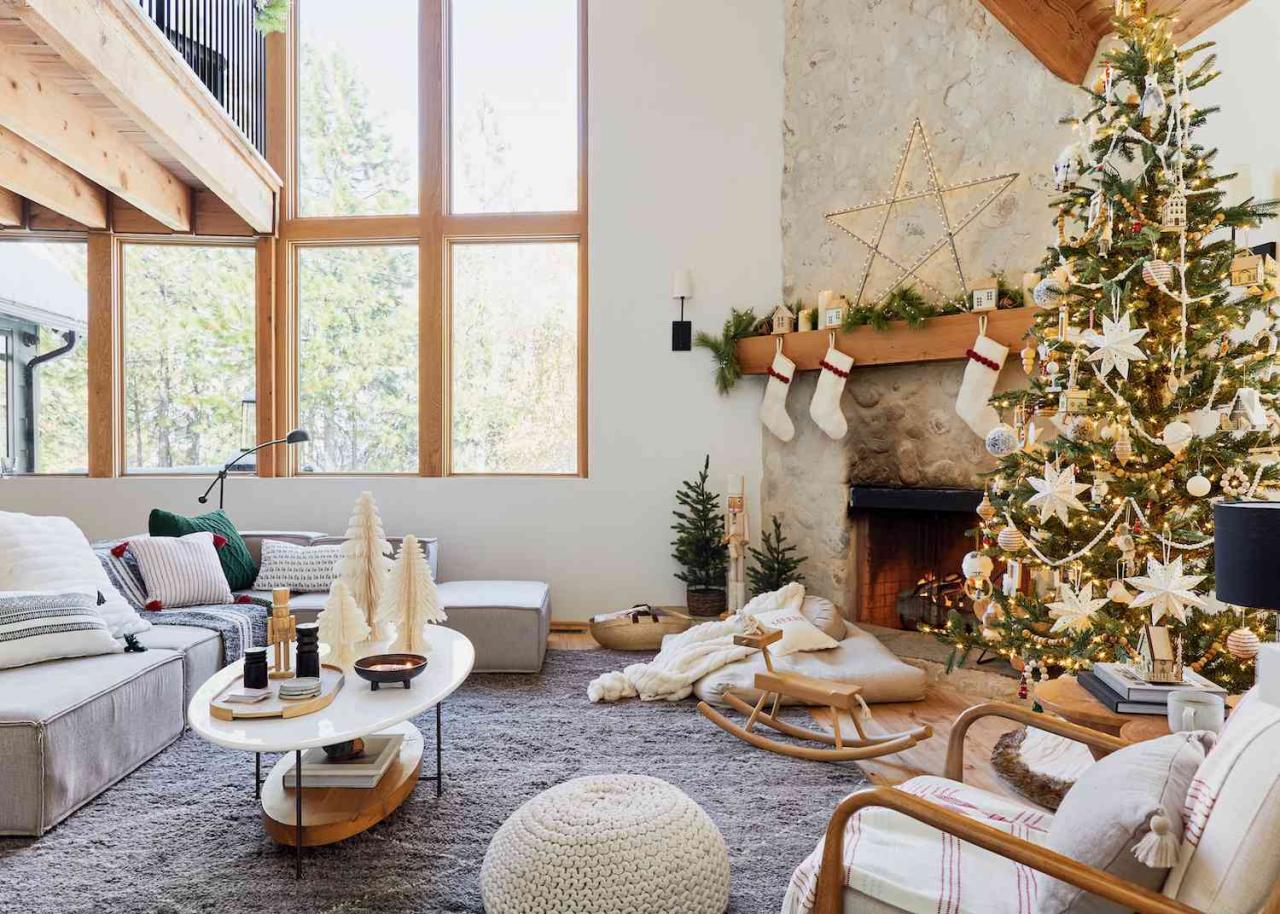 Christmas room living cozy decor oasis comfy stylish private decorate