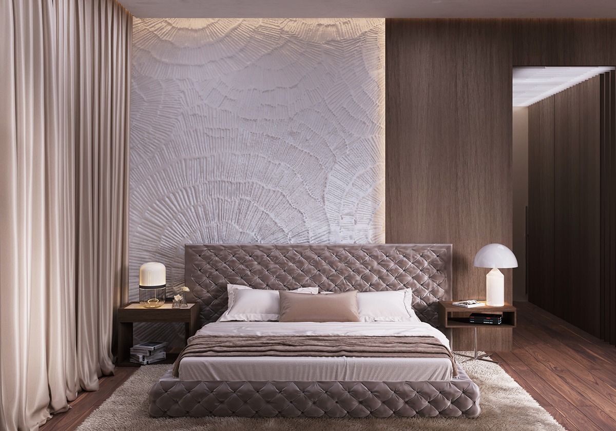 Mixing Textures for a Luxurious Bedroom Feel