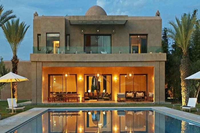 Villa marrakech pool moroccan morocco rent luxury alya