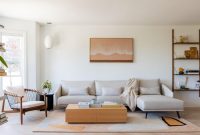Warm Minimalist Living Room