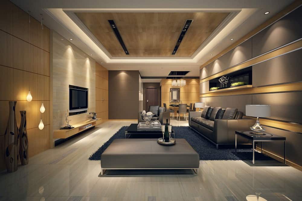 Living room contemporary homelane furniture