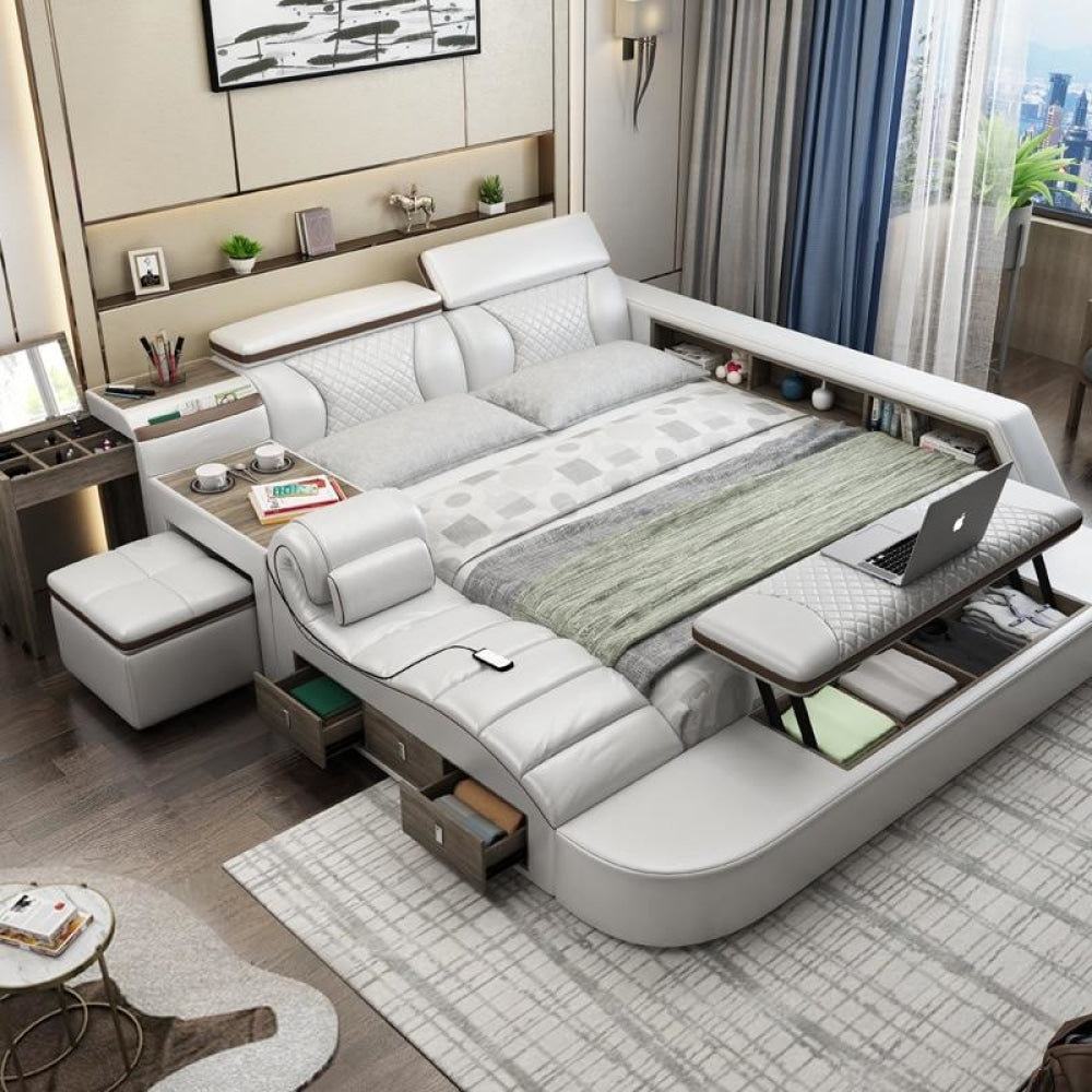 Smart bed hican bedroom tech luxury furniture master gadgets room future technology bedrooms advanced thegadgetflow most visit entertainment represents system