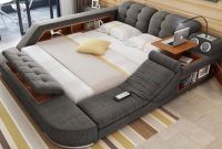 Cama camas muebles dormitorio easyliving multifunctional funciones cuero genuino genmice drawers multiples skf