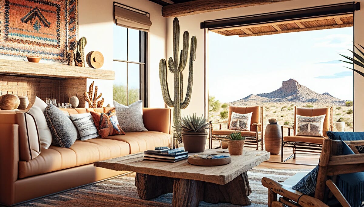 Southwestern Style Living Room Design Ideas for Desert Vibes