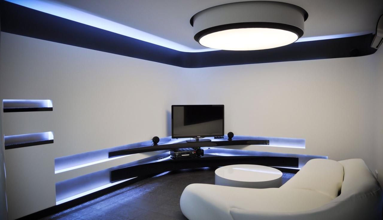 Future room interactive interior technology chroma key presentation futuristic concept exhibition