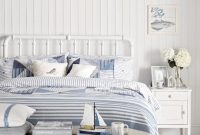 Beach bedroom house bedrooms themed coastal theme nautical decor navy traditional blue definitely