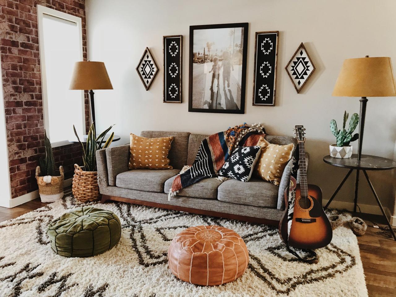Urban Bohemian: Eclectic and Boho-Inspired Living Room Design Ideas