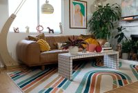 Rug couch pairing multicolor ruggable recreate