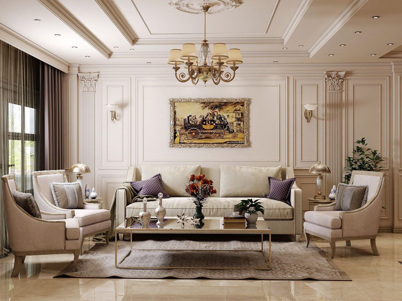 Contemporary Elegance: Modern Classic Living Room Design Ideas