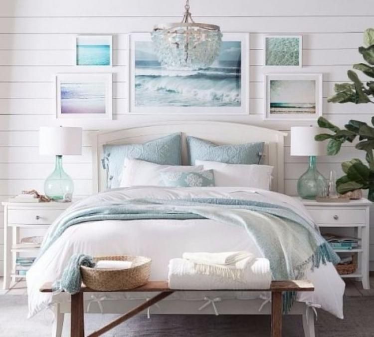 Beachy famille chambres classiques romantiques thespruce improvenet sloped guest costal paints dwelling ppg egg makeover neutral