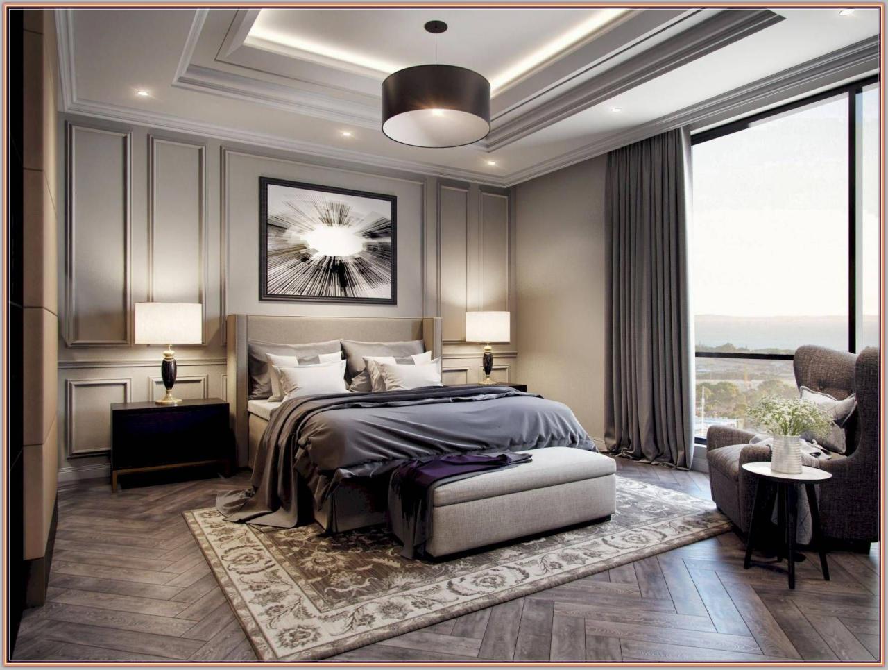 Bedroom minimalist monochrome interiorzine decor bed