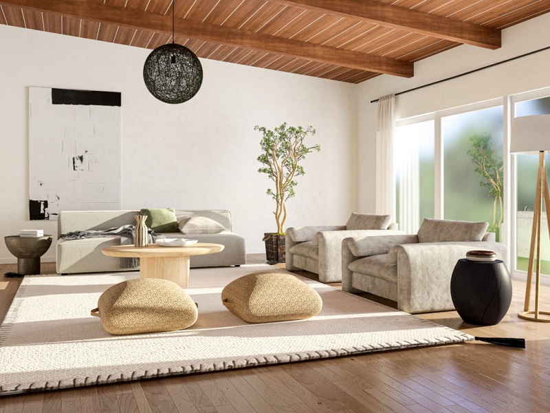 Japandi Living Room Ideas