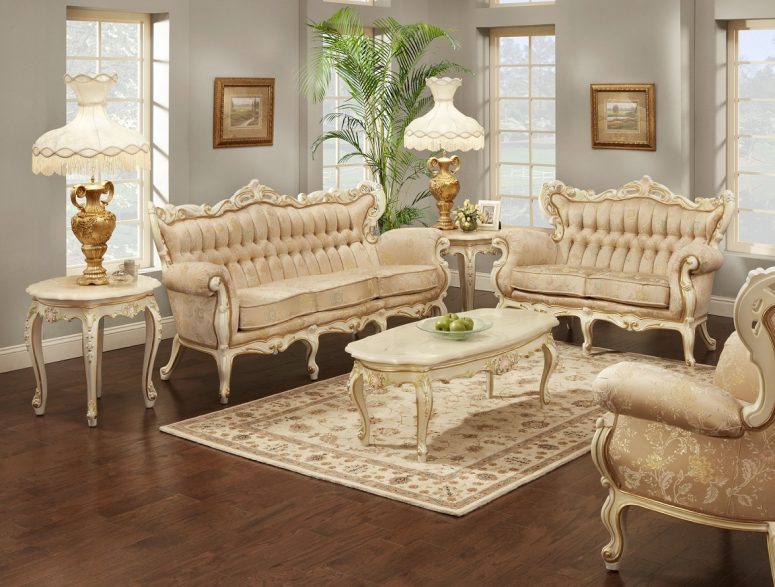 Provincial furnishing upholstery