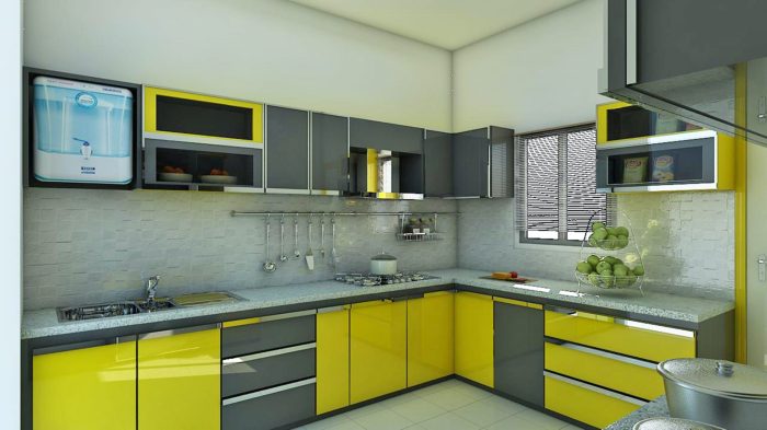Kitchen modular colour schemes
