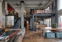 Industrial Charm: Urban Loft Living Room Design Ideas