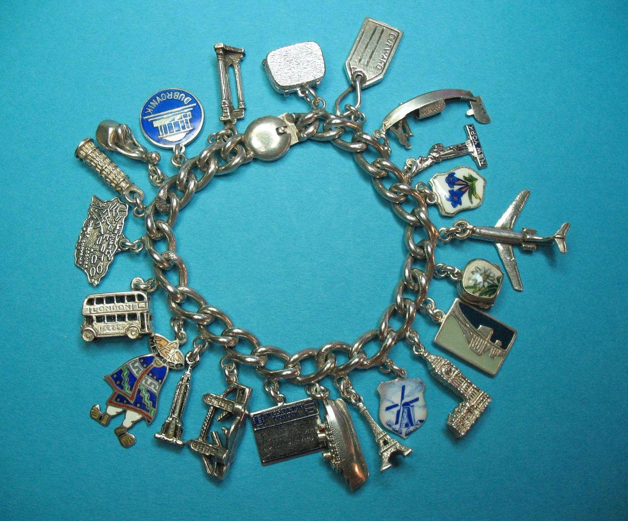 Charms silver sterling vintage total