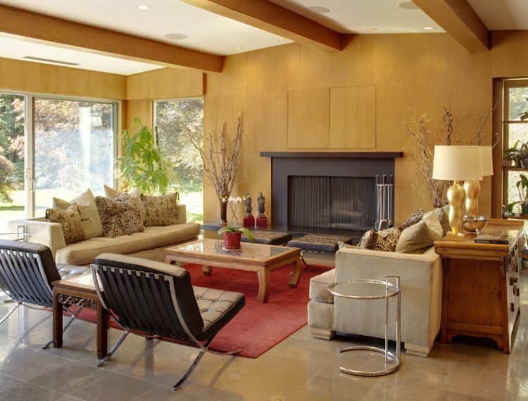 Mid modern living room century furniture stylish tips leather