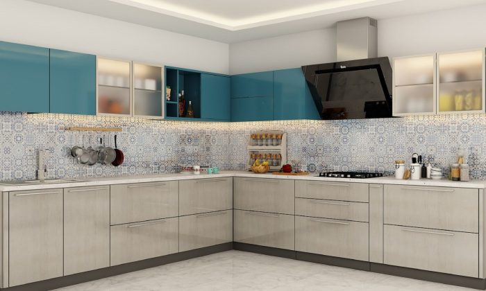 Modular kitchen interior shaped indian designing cabinets modern furniture stainless steel service shape wooden designs cabinet kitchens high small island