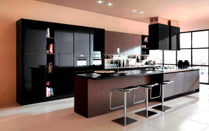 Modular kitchen shaped latest designs catalogue color style awesome thewowstyle