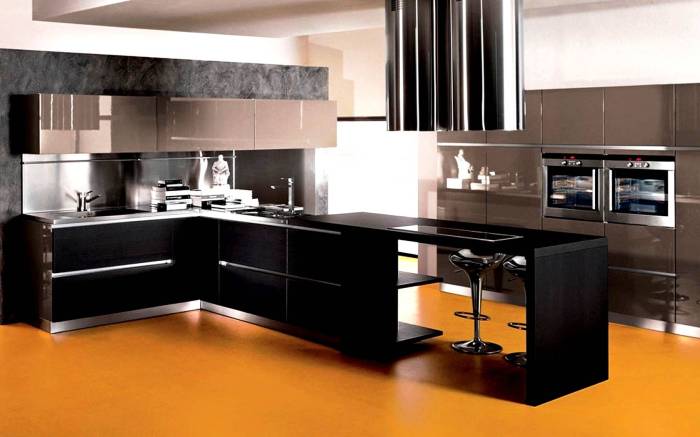 Modular kitchen royal shaped island vastu shape interior floor flats dwarka plans modern wooden kitchens simple racks delhi understanding happho