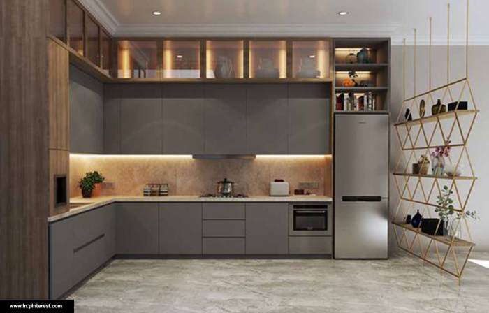 Homelane kitchen modular glossy designs rose interior go combination laminate gloss high fiesta bangalore shape interiors ways finish luxury hnt
