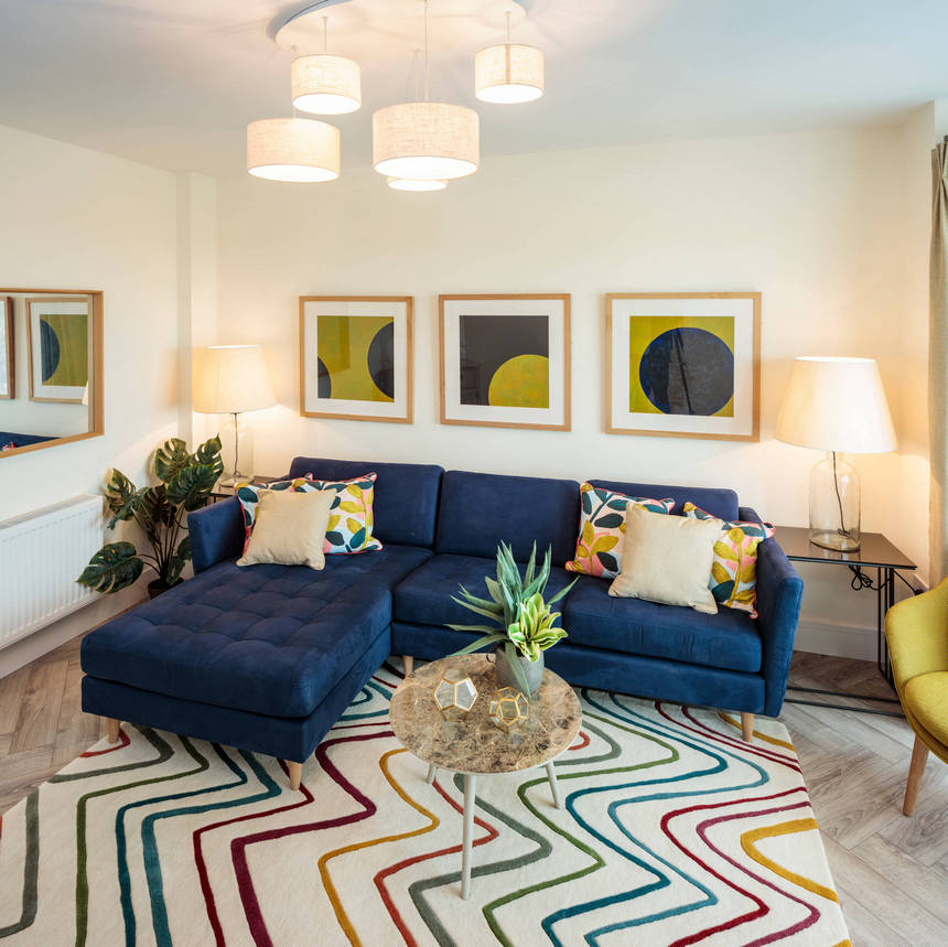 Retro living style room stylish designs source
