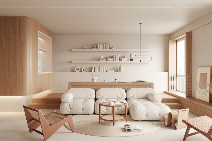Scandinavian living room simple designs elegantly interior