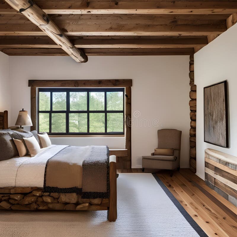 Rustic Romance: Charming Cabin-Inspired Bedroom Decor