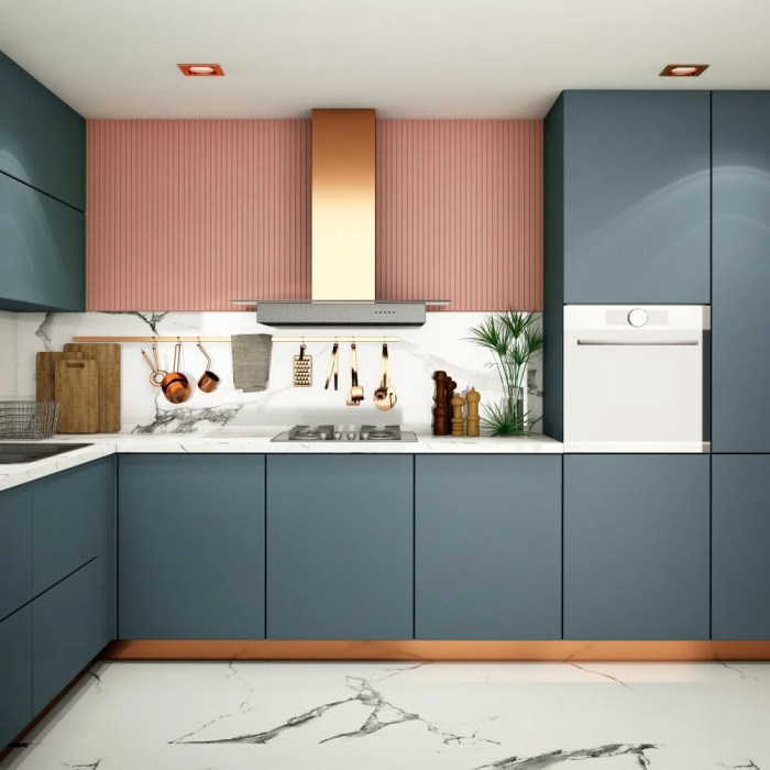 Kitchen modular built modern appliances sleek small cabinets moduler remodel apartment uploaded user