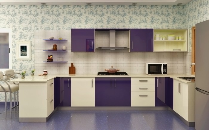 Designing a Modular Kitchen with High-Contrast Color Schemes