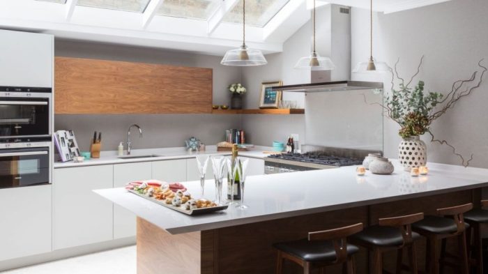 Kitchen lighting architecture lift decorative space